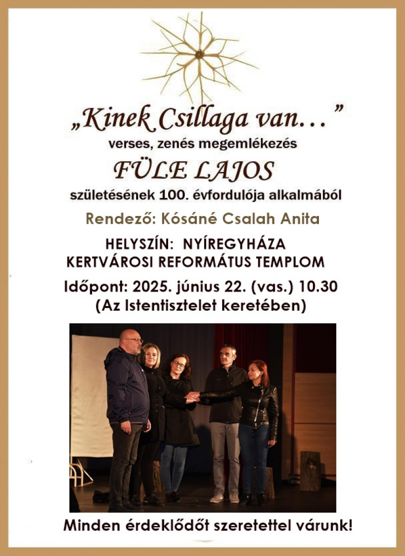 Kinek Csillaga van...