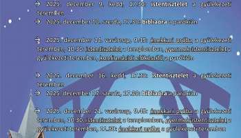 Alkalmaink 2025. decemberében