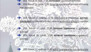 Alkalmaink 2026. februárjában