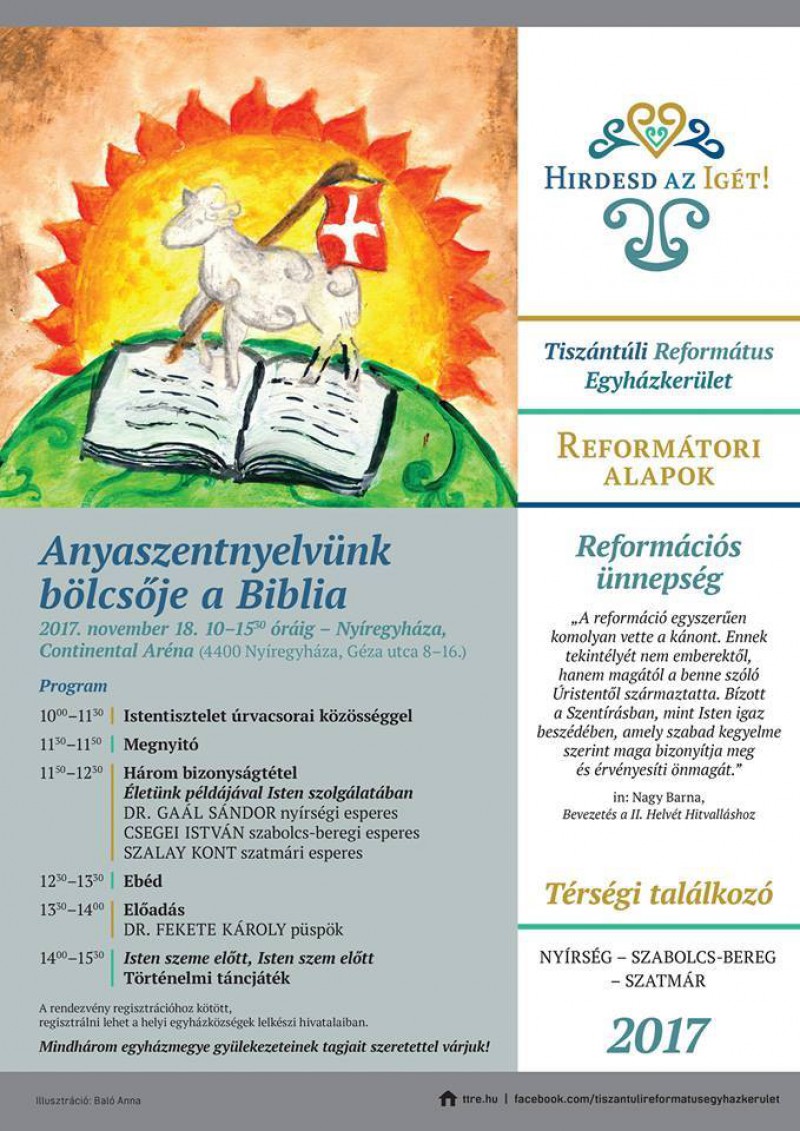 3 egyházmegye ünnepel – 2017.november 18. szombat